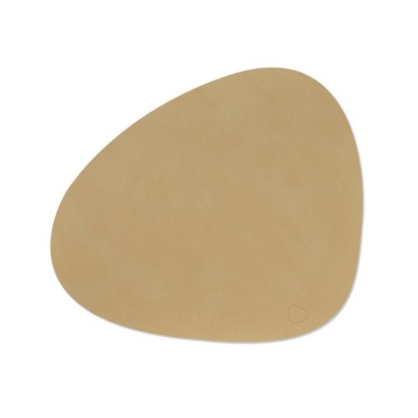 リンドディーエヌエー　992080　カーブプレイスマット　NUPO　M　31x35cm　カーキ　LIND　DNA(3)