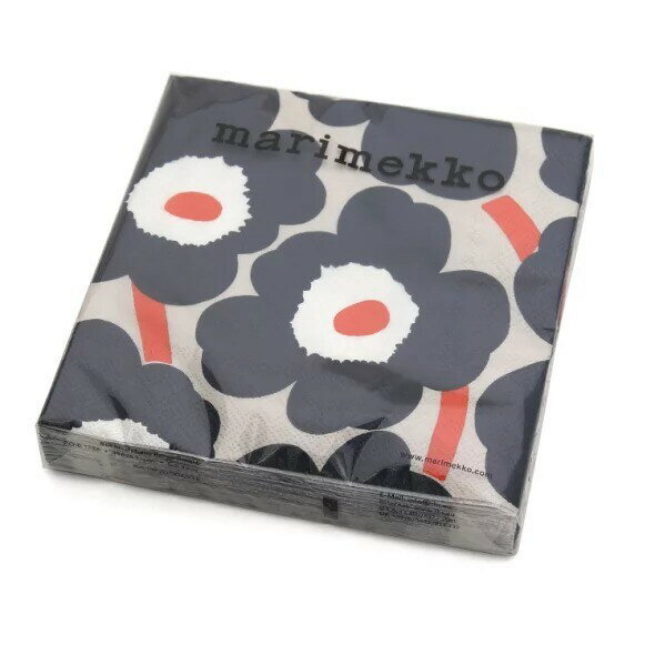 マリメッコ ペーパーナプキン 552666 ウニッコ リネン 33×33cm 20枚入り MARIMEKKO