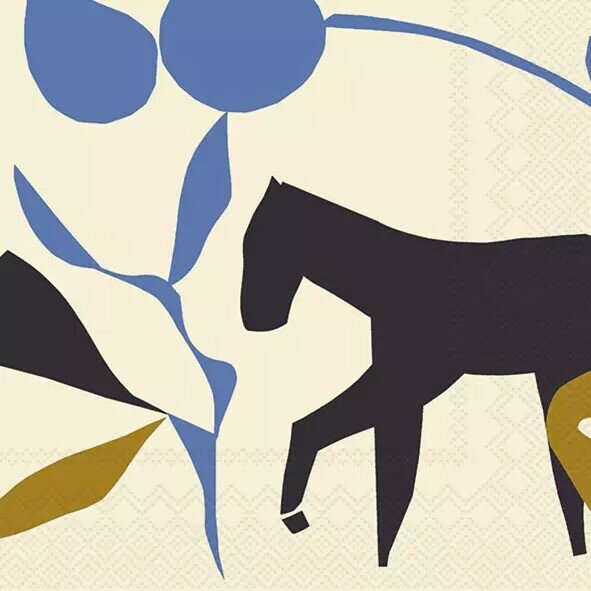 マリメッコ　ペーパーナプキン　967460　ライドゥン　クリーム　33×33cm　20枚入り　MARIMEKKO