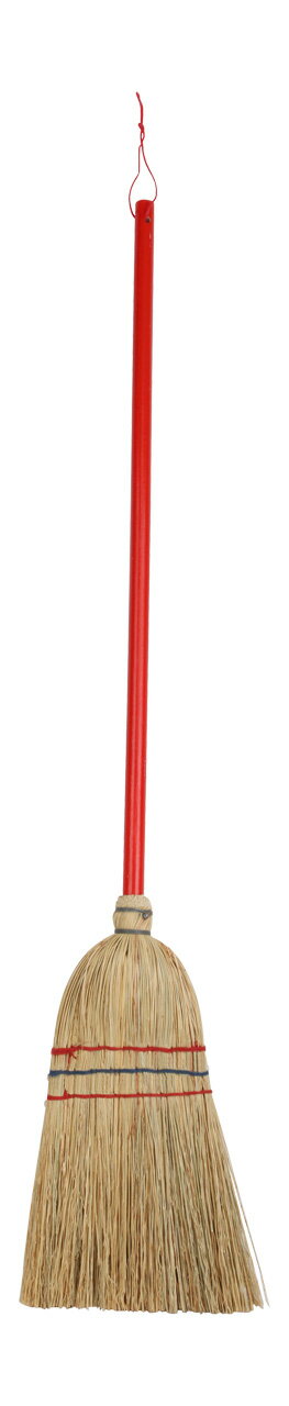 レデッカー　14511　子供用赤い柄のわらほうき　110cm　REDECKER