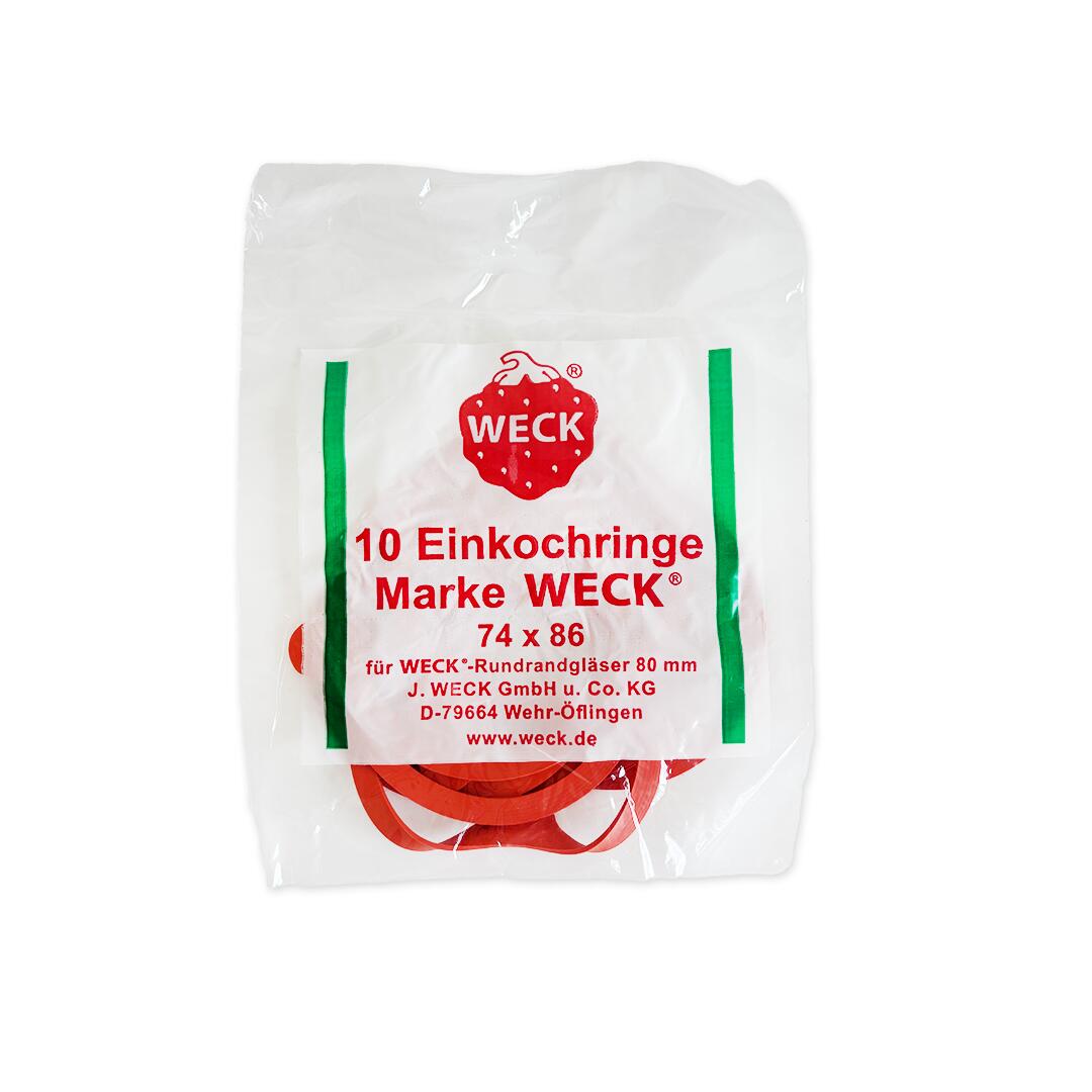ウェック　ゴムパッキン　WE002　M　10個セット　WECK　保存容器　ガラス　収納　キッチン　瓶　キャニスター　おしゃれ　ドイツ　長期保存　ジャム　ピクルス　コンポート　密封　保存食　常備菜