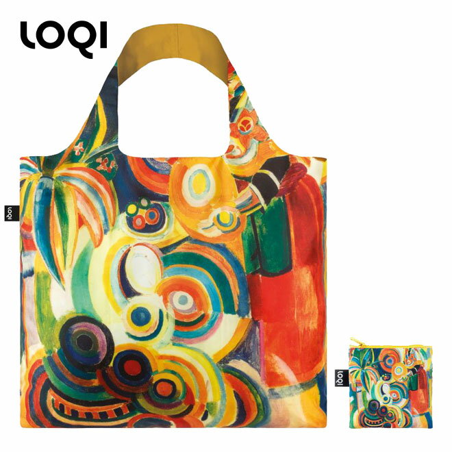 ローキー ローキー エコバッグ トート マザーズバッグ メンズ レディース LOQI アート 手提げ 買い物袋 折りたたみ 収納 ポーチ [ 翌日お届け ] [ yl ptn ]