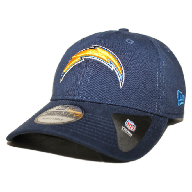 ニューエラ ストラップバックキャップ 帽子 NEW ERA 9twenty メンズ レディース NFL ロサンゼルス チャージャーズ フリーサイズ [ nv ]