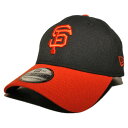 ニューエラ ベースボールキャップ 帽子 NEW ERA 39thirty メンズ レディース MLB サンフランシスコ ジャイアンツ S/M M/L L/XL bk