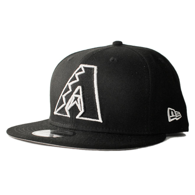 ニューエラ スナップバックキャップ 帽子 NEW ERA 9fifty メンズ レディース MLB アリゾナ ダイヤモンドバックス フリーサイズ [ bk ]