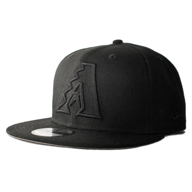 ニューエラ スナップバックキャップ 帽子 NEW ERA 9fifty メンズ レディース MLB アリゾナ ダイヤモンドバックス フリーサイズ [ bk ]