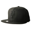 ニューエラ スナップバックキャップ 帽子 NEW ERA 9fifty メンズ レディース MLB ニューヨーク メッツ フリーサイズ [ bk ]