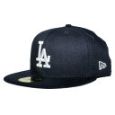 ニューエラ ベースボールキャップ 帽子 NEW ERA 59fifty メンズ レディース MLB ロサンゼルス ドジャース 6 3/4-8 1/4 [ nv ...