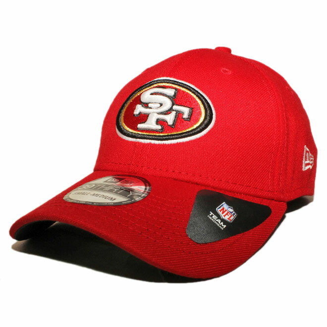 ニューエラ ベースボールキャップ 帽子 NEW ERA 39thirty メンズ レディース NFL サンフランシスコ 49ERS S/M M/L L/XL [ rd ]