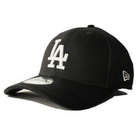 ニューエラ ベースボールキャップ 帽子 NEW ERA 39thirty メンズ レディース MLB ロサンゼルス ドジャース S/M M/L L/XL [ bk ]