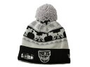 ニューエラ ニット帽 ビーニーキャップ 帽子 メンズ レディース NEW ERA NBA ニュージャージー ネッツ ワンサイズ [ bk ptn ]