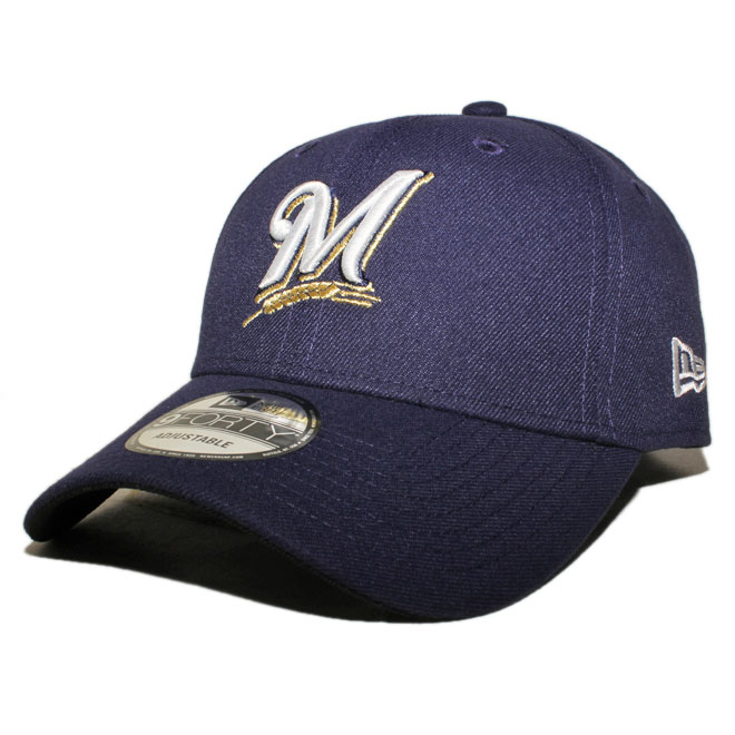 ニューエラ ストラップバックキャップ 帽子 NEW ERA 9forty メンズ レディース MLB ミルウォーキー ブ..