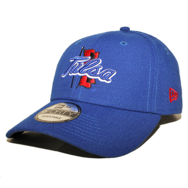 ニューエラ ストラップバックキャップ 帽子 NEW ERA 9forty メンズ レディース NCAA タルサ ゴールデンハリケーン フリーサイズ [ bl ]