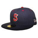 ニューエラ ベースボールキャップ 帽子 NEW ERA 59fifty メンズ レディース MiLB スポケーン インディアンス 6 3/4-8 1/4 [ n...