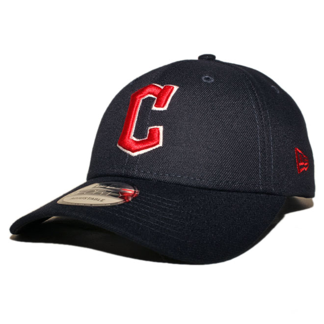 ニューエラ ストラップバックキャップ 帽子 NEW ERA 9forty メンズ レディース MLB クリーブランド ガーディアンズ フリーサイズ [ nv ]のサムネイル