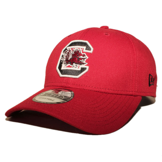ニューエラ ストラップバックキャップ 帽子 NEW ERA 9forty メンズ レディース NCAA サウスカロライナ ゲームコックス フリーサイズ [ rd ]