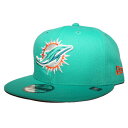 ニューエラ スナップバックキャップ 帽子 NEW ERA 9fifty メンズ レディース NFL マイアミ ドルフィンズ フリーサイズ lbe
