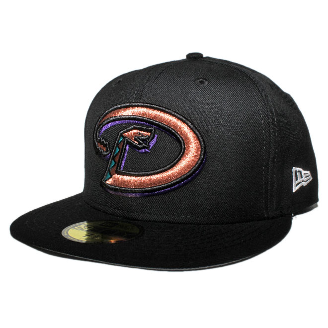 ニューエラ ベースボールキャップ 帽子 NEW ERA 59fifty メンズ レディース MLB アリゾナ ダイヤモンドバックス 6 3/4-8 1/4 [ bk ]