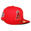 ニューエラ ベースボールキャップ 帽子 NEW ERA 59fifty メンズ レディース MLB ロサンゼルス エンゼルス 6 3/4-8 1/4 [ rd ...