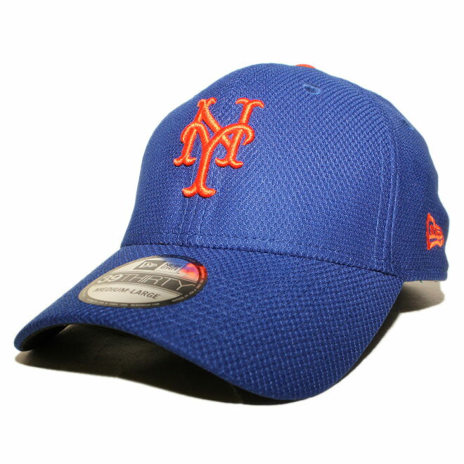 ニューエラ ベースボールキャップ 帽子 NEW ERA 39thirty メンズ レディース MLB ニューヨーク メッツ S/M M/L L/XL [ bl ]