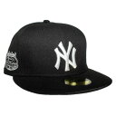 ニューエラ ベースボールキャップ 帽子 NEW ERA 59fifty メンズ レディース MLB ニューヨーク ヤンキース 6 3/4-8 1/4 [ bk ...
