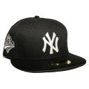 ニューエラ ベースボールキャップ 帽子 NEW ERA 59fifty メンズ レディース MLB ニューヨーク ヤンキース 6 3/4-8 1/4 [ bk ...