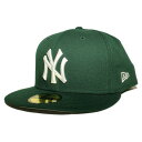 ニューエラ ベースボールキャップ 帽子 NEW ERA 59fifty メンズ レディース MLB ニューヨーク ヤンキース 6 3/4-8 1/4 [ gn ...
