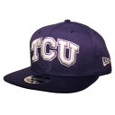 ニューエラ スナップバックキャップ 帽子 NEW ERA 9fifty メンズ レディース NCAA TCU ホーンドフロッグス フリーサイズ [ vt ]