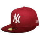 ニューエラ ベースボールキャップ 帽子 NEW ERA 59fifty メンズ レディース MLB ニューヨーク ヤンキース 6 3/4-8 1/4 [ rd ...