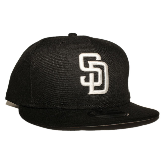 ニューエラ スナップバックキャップ 帽子 NEW ERA 9fifty メンズ レディース MLB サンディエゴ パドレス フリーサイズ [ bk ]