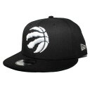 ニューエラ スナップバックキャップ 帽子 NEW ERA 9fifty メンズ レディース NBA トロント ラプターズ フリーサイズ [ bk ]