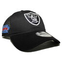 ニューエラ メッシュキャップ スナップバック 帽子 NEW ERA 9twenty メンズ レディース NFL ラスベガス レイダース フリーサイズ bk