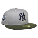 ニューエラ ベースボールキャップ 帽子 NEW ERA 59fifty メンズ レディース MLB ニューヨーク ヤンキース 6 3/4-8 1/4 [ gy ...