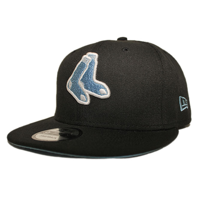 ニューエラ スナップバックキャップ 帽子 NEW ERA 9fifty メンズ レディース MLB ボストン レッドソックス フリーサイズ [ bk ]