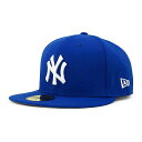 ニューエラ ベースボールキャップ 帽子 NEW ERA 59fifty メンズ レディース MLB ニューヨーク ヤンキース 6 3/4-8 1/4 [ bl ...