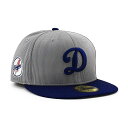 ニューエラ ベースボールキャップ 帽子 NEW ERA 59fifty メンズ レディース MLB ロサンゼルス ドジャース 6 3/4-8 1/4 [ gy ...