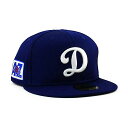 ニューエラ ベースボールキャップ 帽子 NEW ERA 59fifty メンズ レディース MLB ロサンゼルス ドジャース 6 3/4-8 1/4 [ bl ...