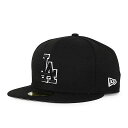 ニューエラ ベースボールキャップ 帽子 NEW ERA 59fifty メンズ レディース MLB ロサンゼルス ドジャース 6 3/4-8 1/4 [ bk ...