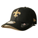 ニューエラ ストラップバックキャップ 帽子 NEW ERA 9forty メンズ レディース NFL ニューオーリンズ セインツ フリーサイズ bk