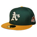 ニューエラ ベースボールキャップ 帽子 NEW ERA 59fifty メンズ レディース MLB オークランド アスレチックス 6 7/8-8 1/4 [ g...