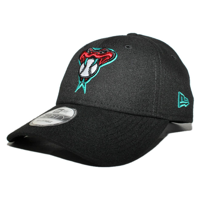 ニューエラ ストラップバックキャップ 帽子 NEW ERA 9forty メンズ レディース MLB アリゾナ ダイヤモンドバックス フリーサイズ [ bk ]