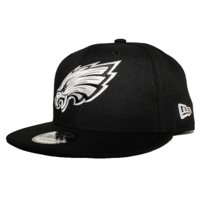 ニューエラ スナップバックキャップ 帽子 NEW ERA 9fifty メンズ レディース NFL フィラデルフィア イーグルス フリーサイズ bk