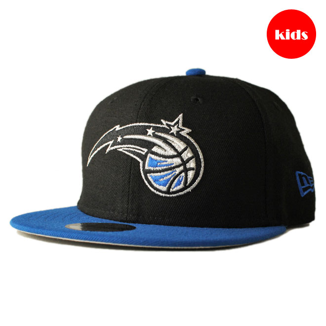 楽天Liberalization【子供用】 ニューエラ スナップバックキャップ 帽子 NEW ERA 9fifty キッズ NBA オーランド マジック フリーサイズ [ bk ]