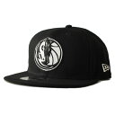 ニューエラ スナップバックキャップ 帽子 NEW ERA 9fifty メンズ レディース NBA ダラス マーべリックス フリーサイズ bk