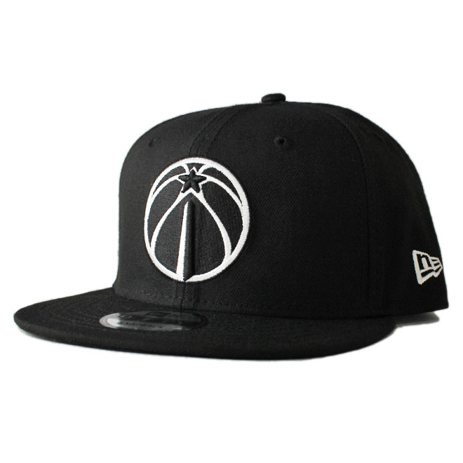 ニューエラ スナップバックキャップ 帽子 NEW ERA 9fifty メンズ レディース NBA ワシントン ウィザーズ フリーサイズ bk