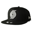 ニューエラ スナップバックキャップ 帽子 NEW ERA 9fifty メンズ レディース NBA ポートランド トレイルブレイザーズ フリーサイズ bk