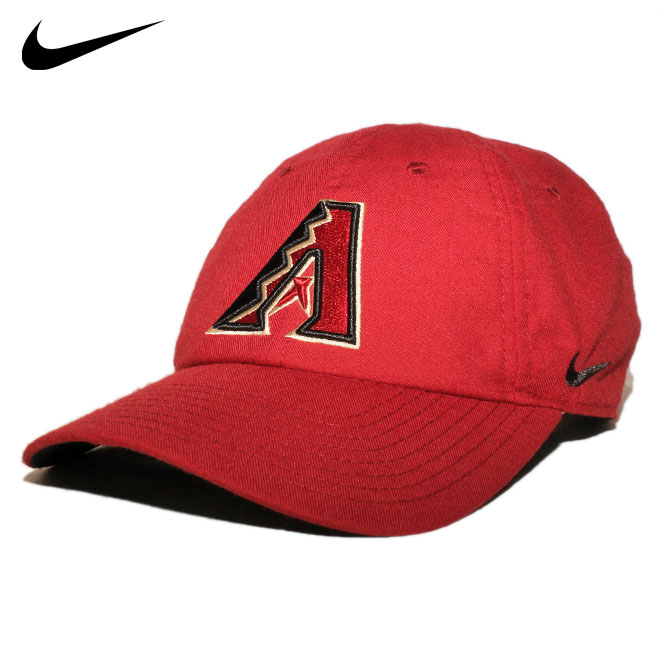 ナイキ ストラップバックキャップ 帽子 メンズ レディース NIKE MLB アリゾナ ダイヤモンドバックス フリーサイズ [ rd ]