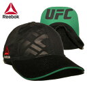 リーボック ユーエフシー コラボ ストラップバックキャップ 帽子 メンズ レディース Reebok UFC フリーサイズ [ bk ]