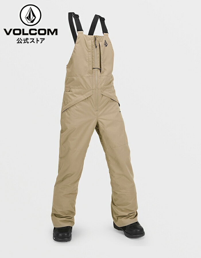 【公式】Volcom ボルコム Insulated Technical Snow Pant インサレーションテクニカルスノーパンツ Kids Barkley Insulated Bib Overalls - Dark Khaki