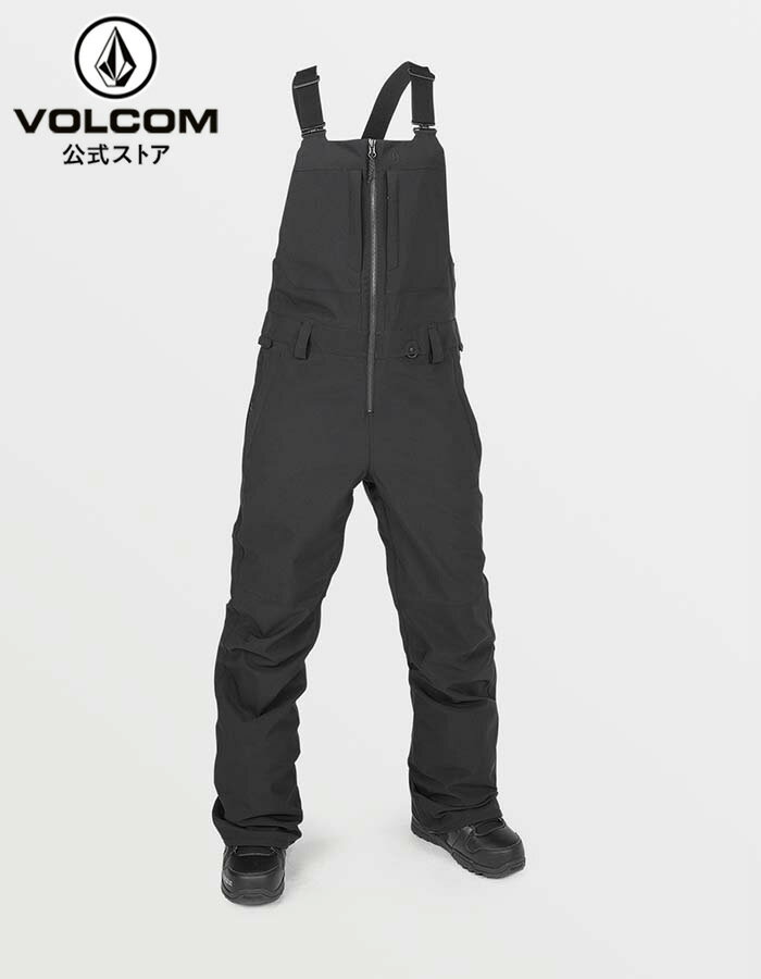 【新作】【公式】Volcom ボルコム ウィメンズ スキー スノーボード パンツ Womens Swift Bib Overalls - Black
